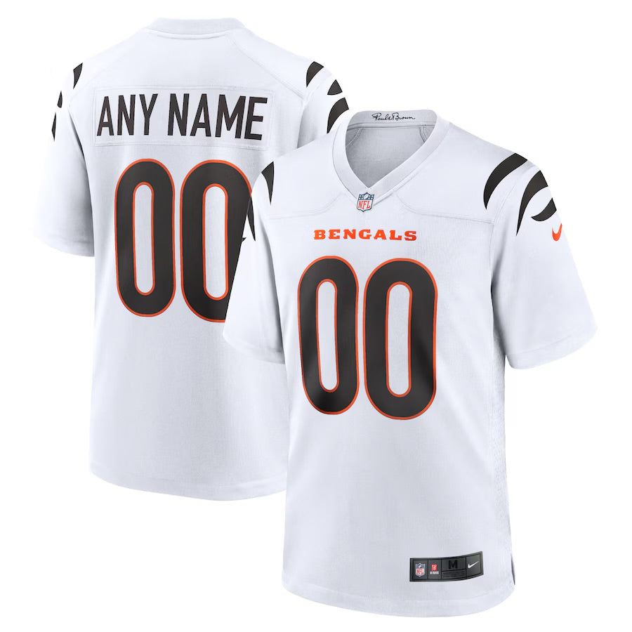 Custom Cincinnati Bengals Jersey - White