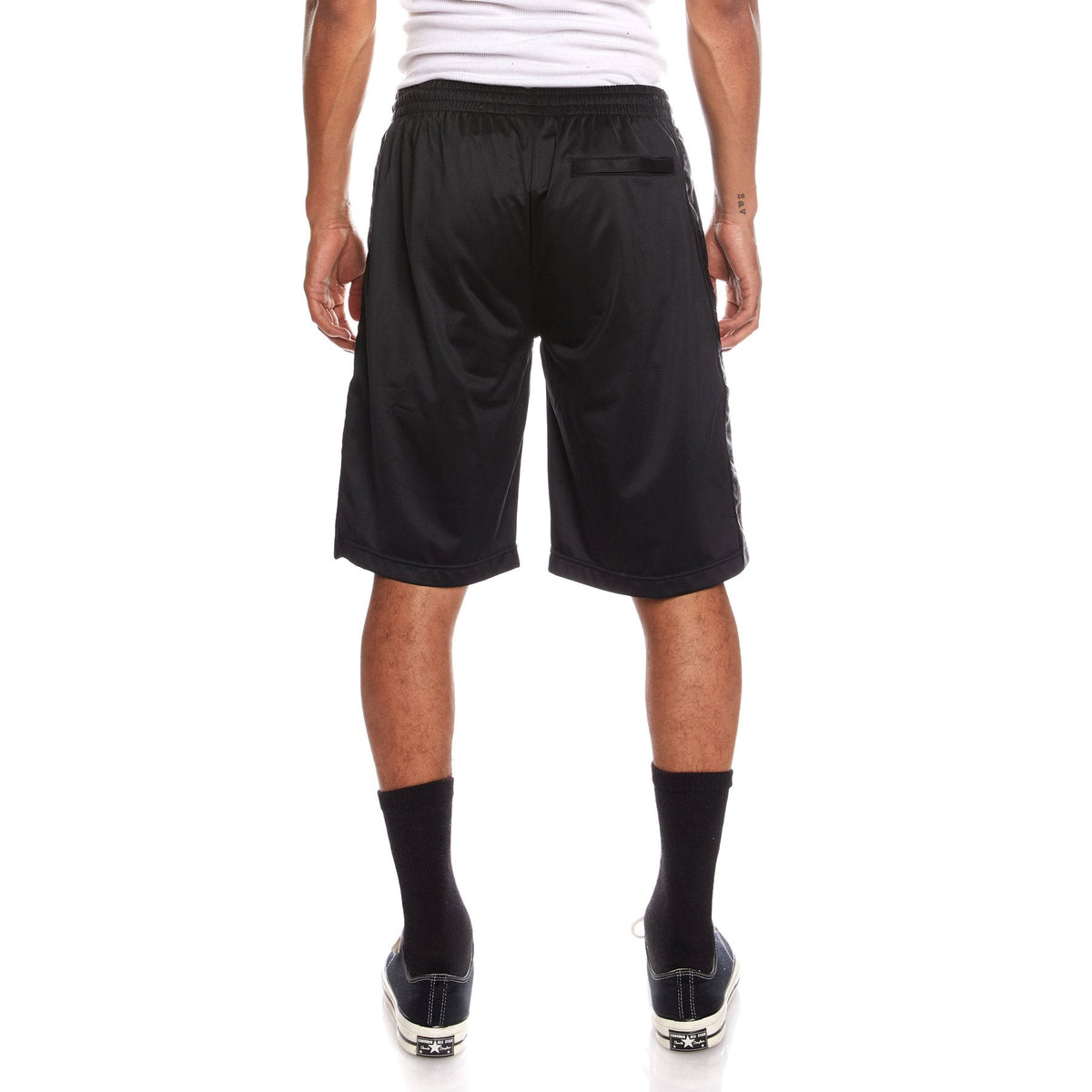 KAPPA MEN'S 222 BANDA TREADWELLZ SHORTS - BLACK JET