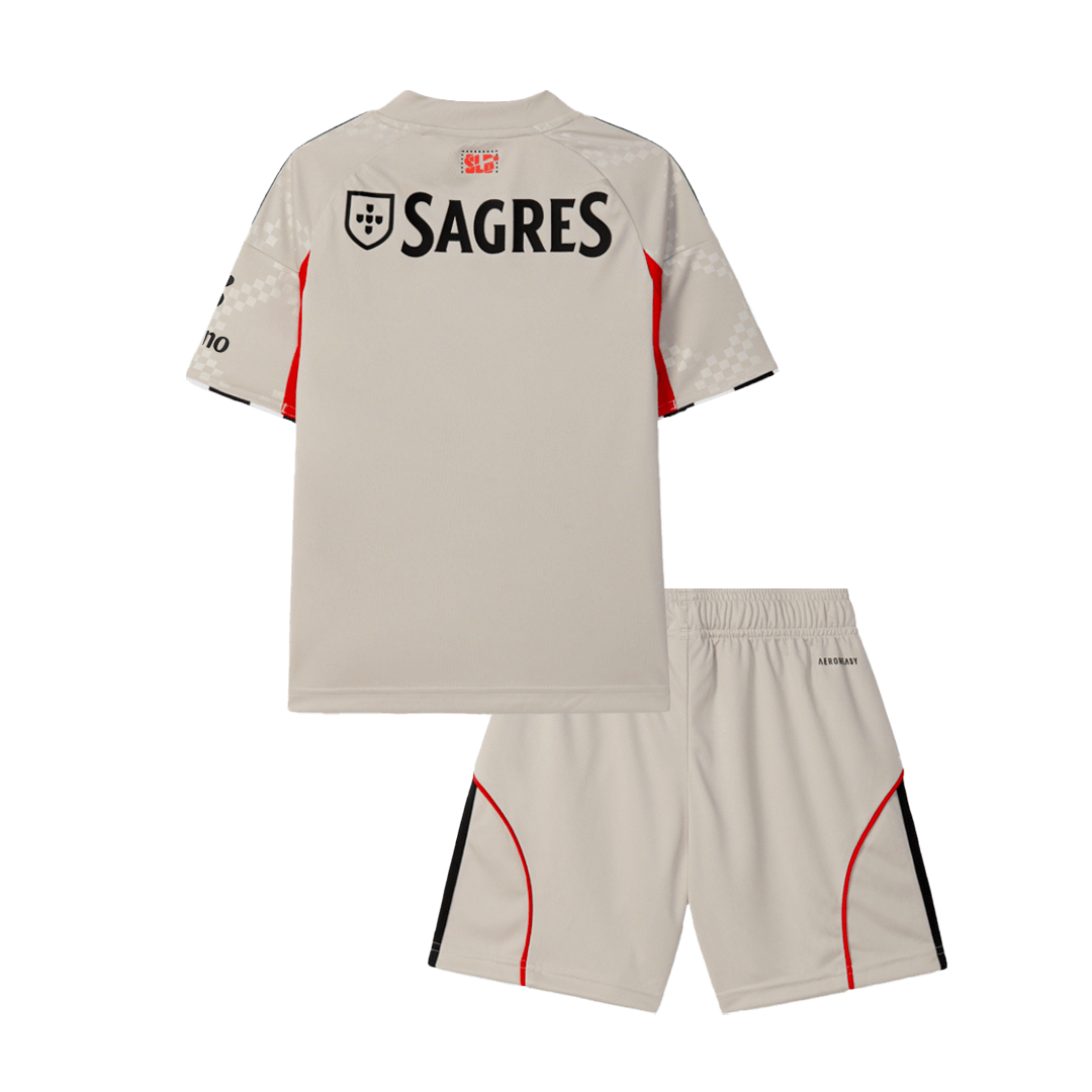 Kids Benfica Away Kit 2025/26