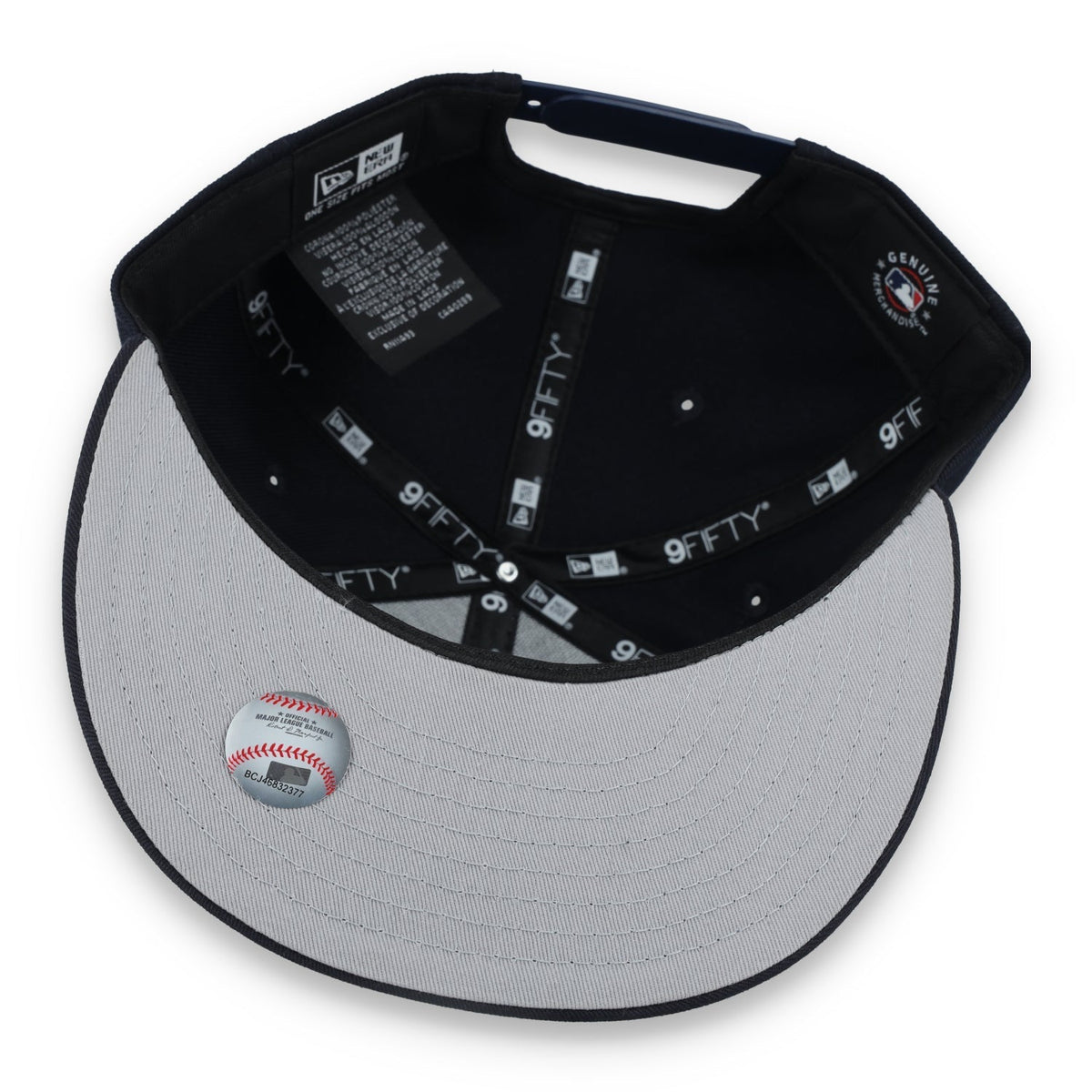 New Era Atlanta Braves On Field Alternative 9Fifty Snapback hat-NAVY/white