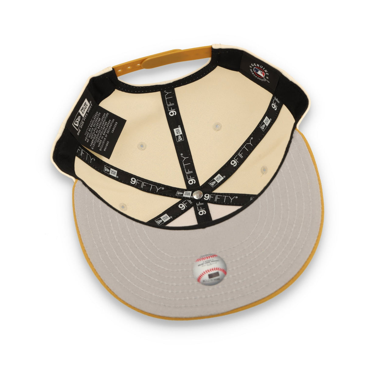 New Era Boston Red Sox 2-Tone 9FIFTY Snapback Hat-Beige /Bronze