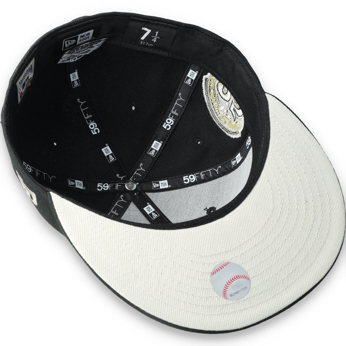 NEW ERA SAN FRANCISCO GIANTS 25th Anniversary 59FIFTY FITTED HAT-BLACK