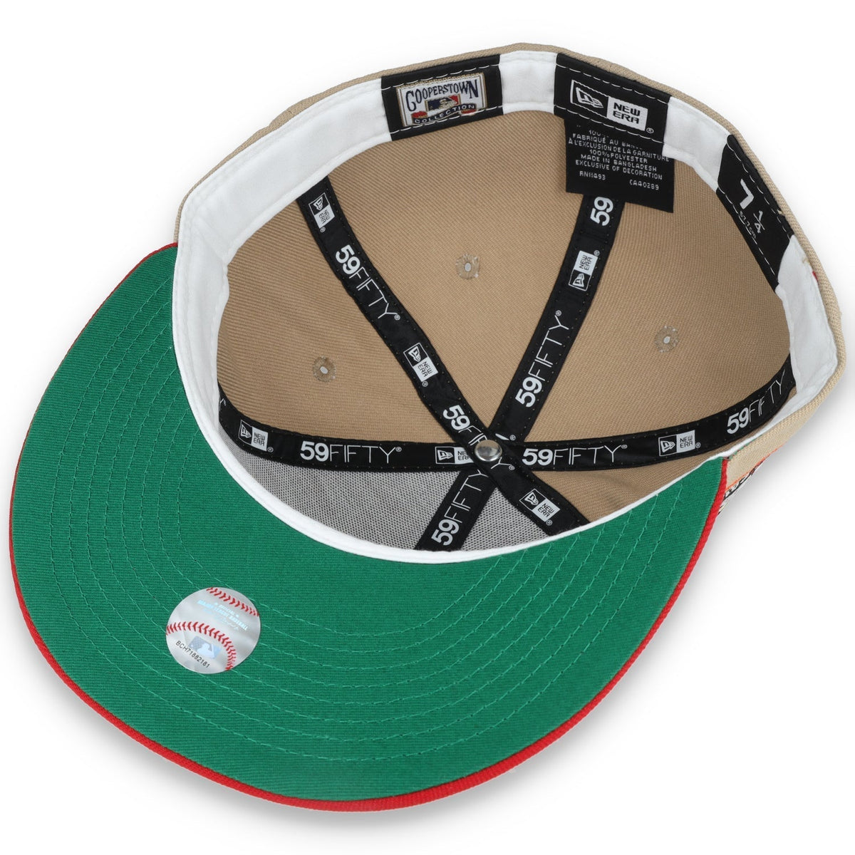 New Era Houston Astros 50th Anniversary Patch 59FIFTY Fitted Khaki Hat