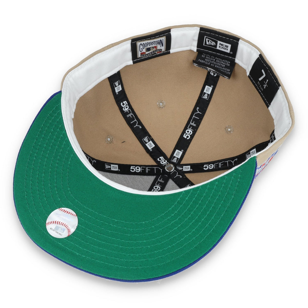 New Era Texas Rangers 1995 All Star Game Patch 59FIFTY Fitted Khaki Hat