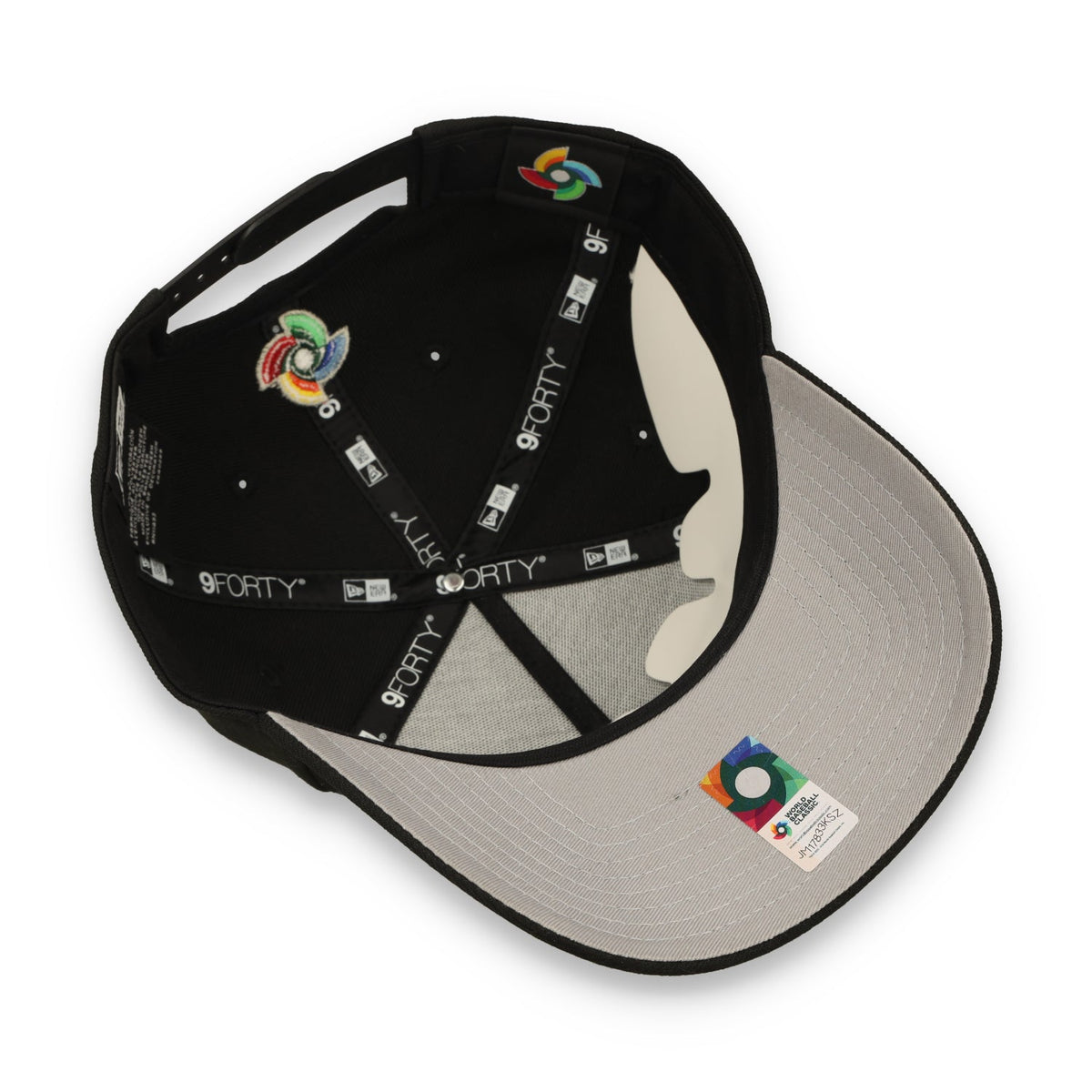 New Era Mexico WBC 9FORTY A-Frame Snapback Hat-Black/Gold