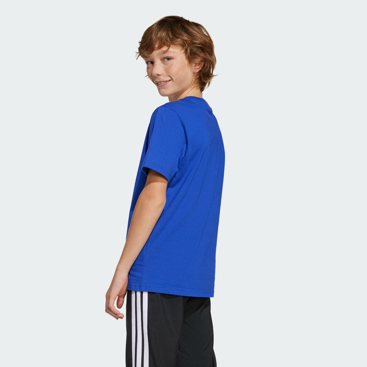 Adidas Youth Messi T-Shirt-Royal Blue