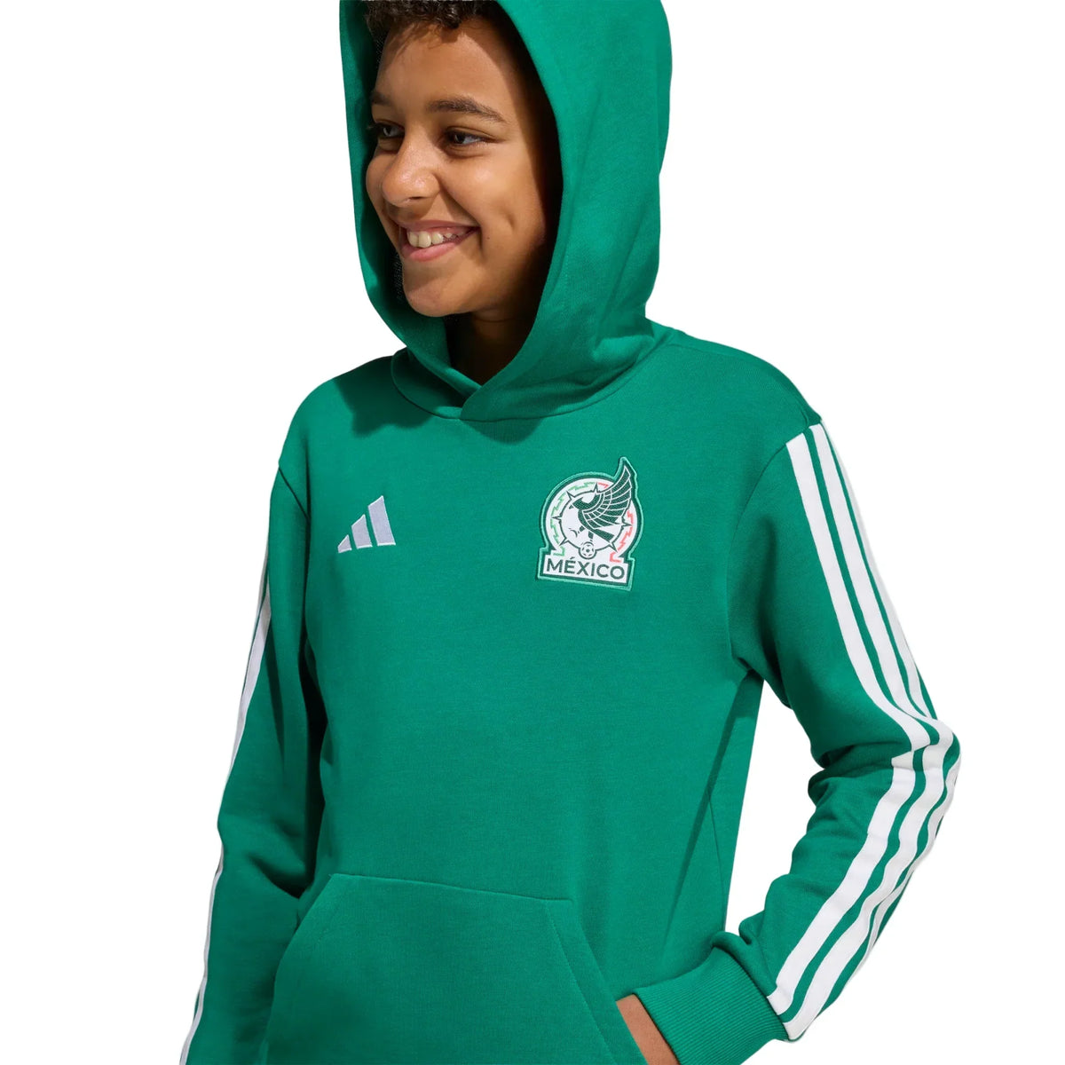 Adidas Youth Mexico DNA Hoodie-Green