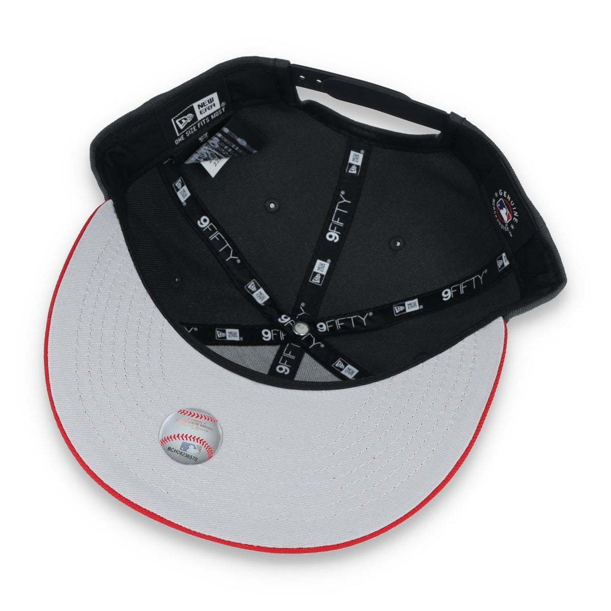 New Era Kansas Royals 2-Tone Color Pack 9Fifty Snapback Hat- Grey/Scarlet