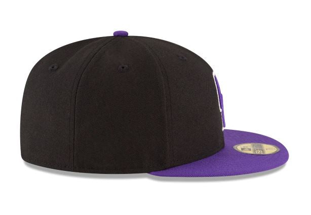 New Era Colorado Rockies Home Authentic Collection 59fifty Fitted On Field Collection-Black