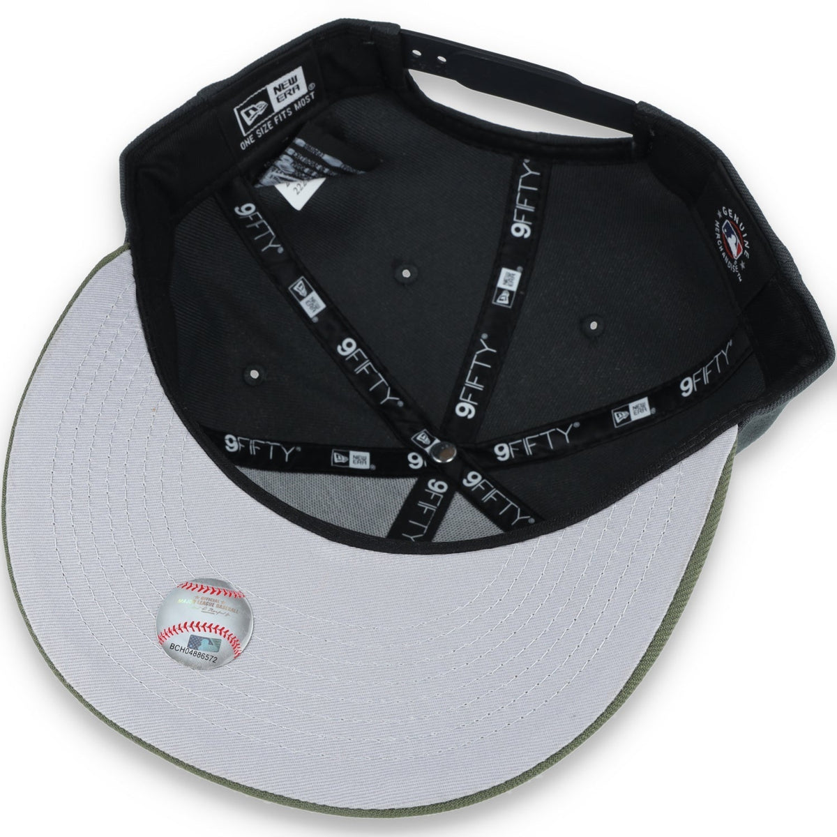 New Era Seattle Mariners 2-Tone Color Pack 9FIFTY Snapback Hat-Grey/Olive