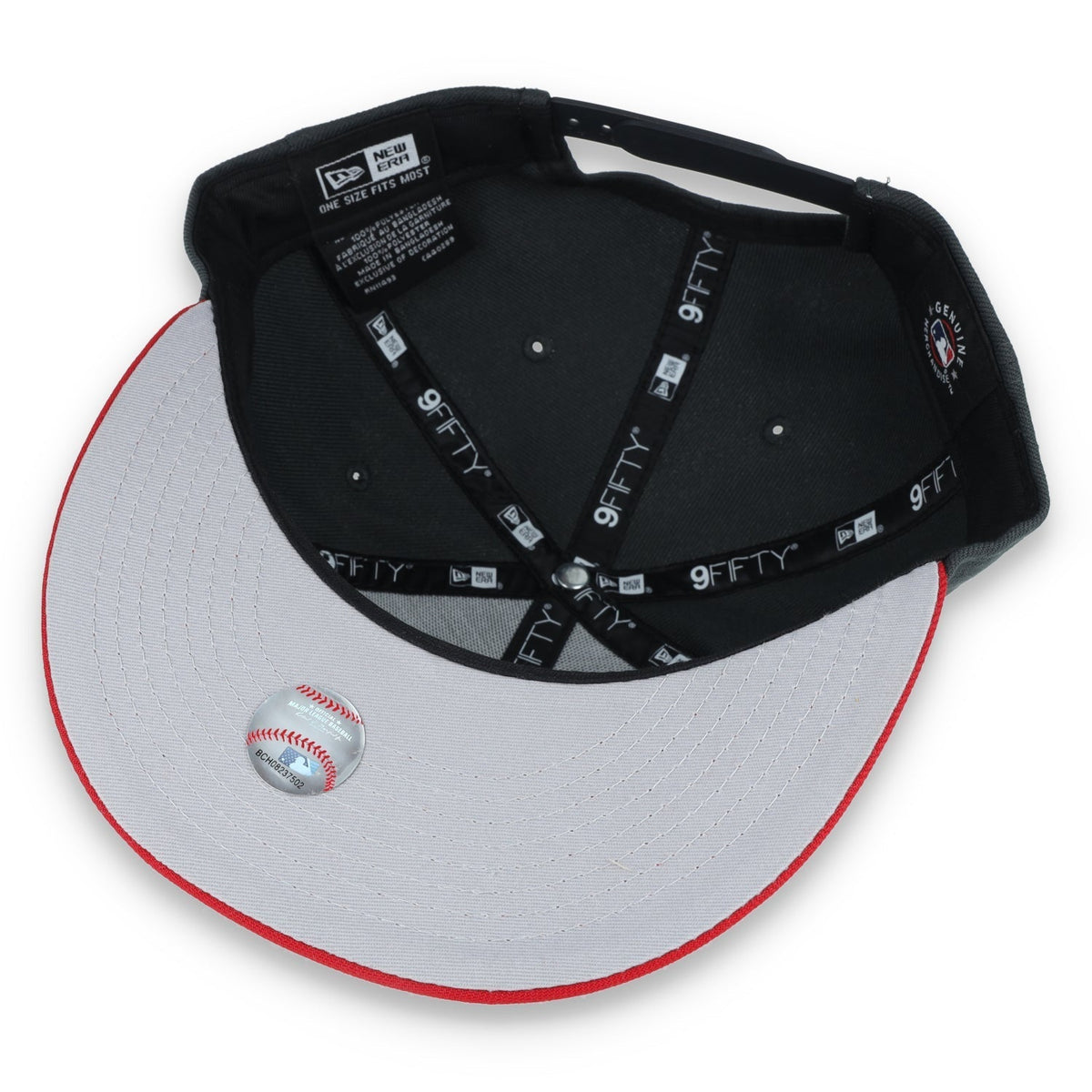 New Era Washington Nationals 2-Tone Color Pack 9FIFTY Snapback Hat - Grey/Scarlet