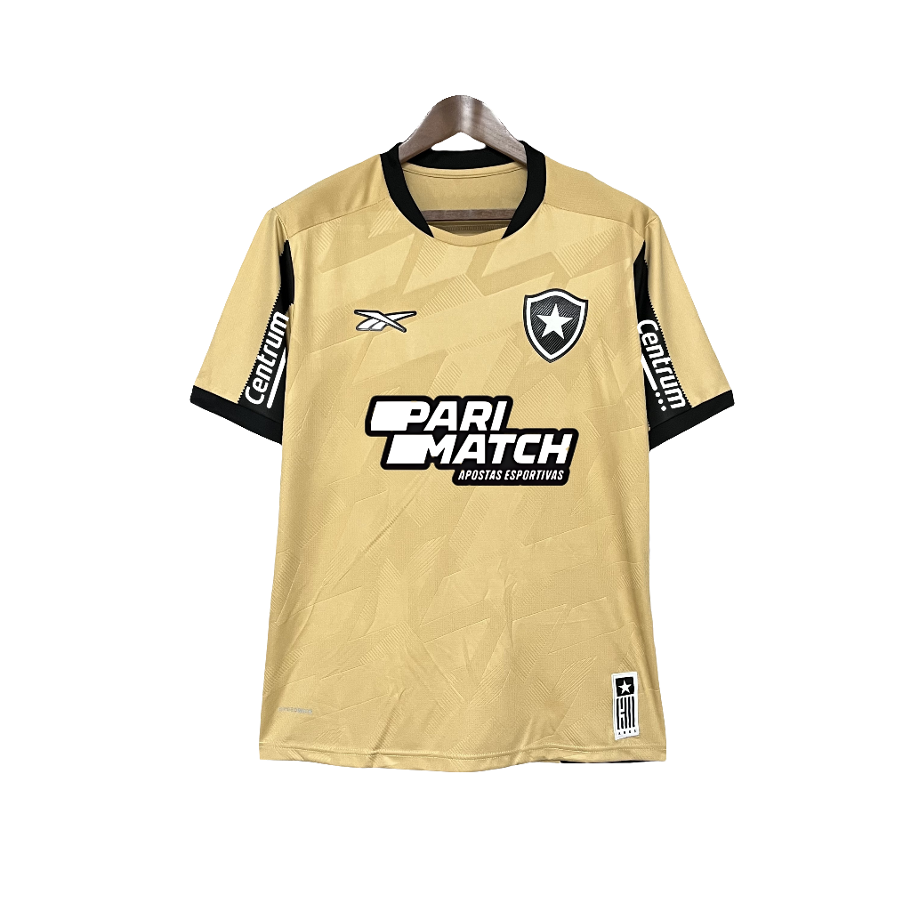Botafogo 24/25 Goalkeeper Jersey - Gold - All Sponsors - Fan Version