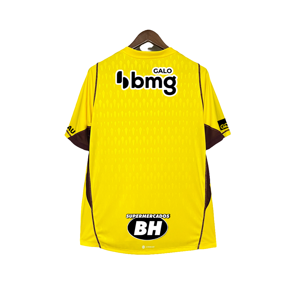 Atletico Mineiro 24/25 Goalkeeper Jersey - Yellow - All Sponsors - Fan Version
