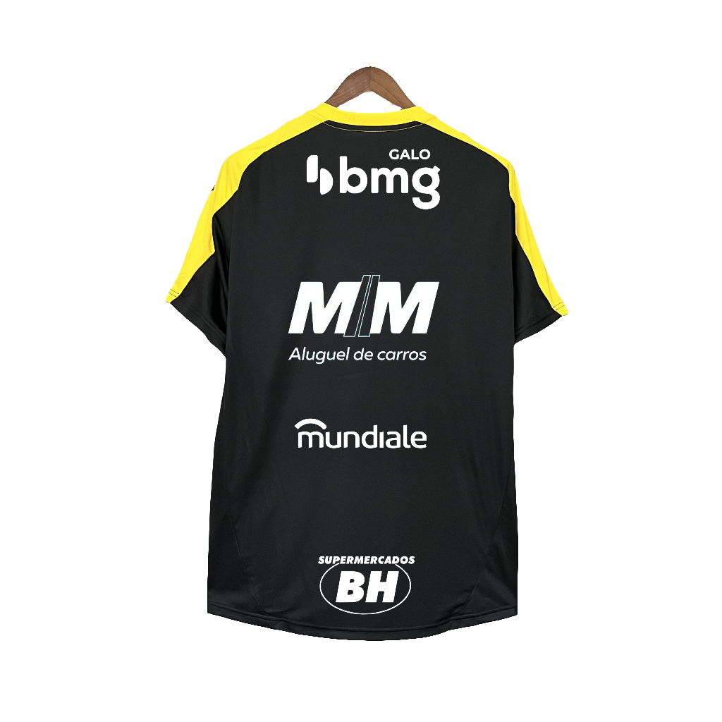 Atletico Mineiro 25/26 Training Jersey - All Sponsors - Black - Fan Version