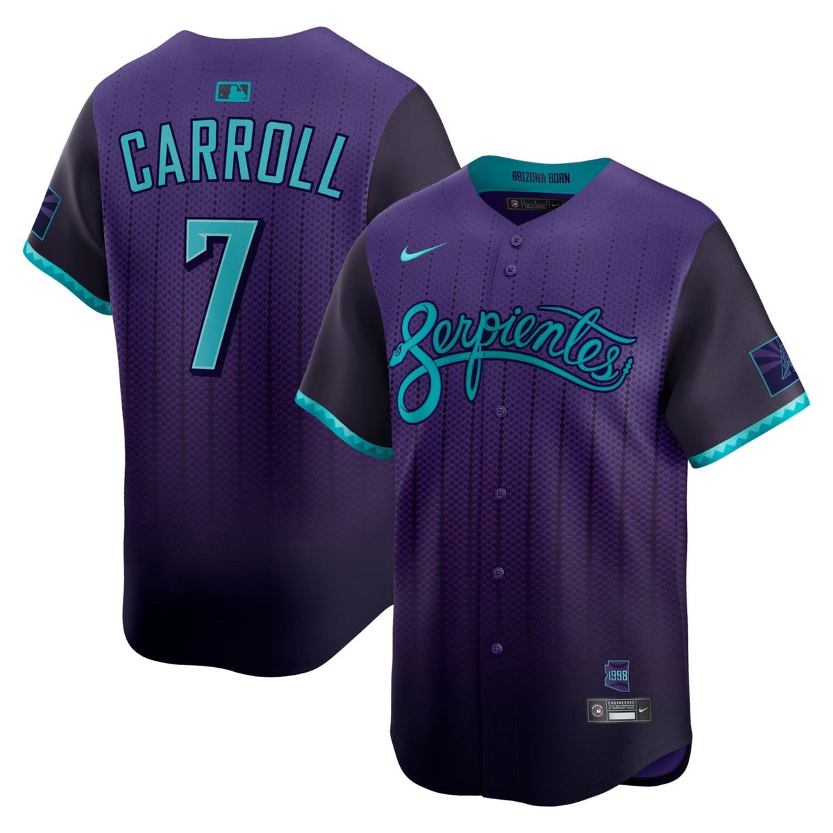 Corbin Carroll Arizona Diamondbacks 2025 City Connect Limited Jersey – Purple