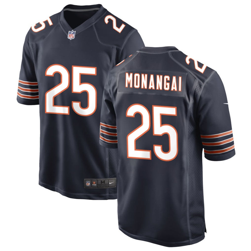 Kyle Monangai Chicago Bears Jersey - Navy