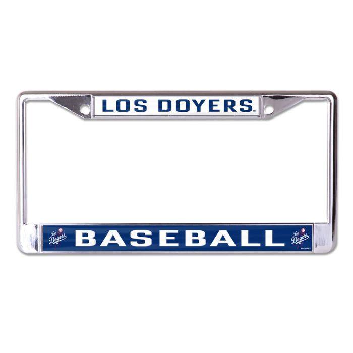 Los Angeles Dodgers Lic Plt Frame S/L Printed