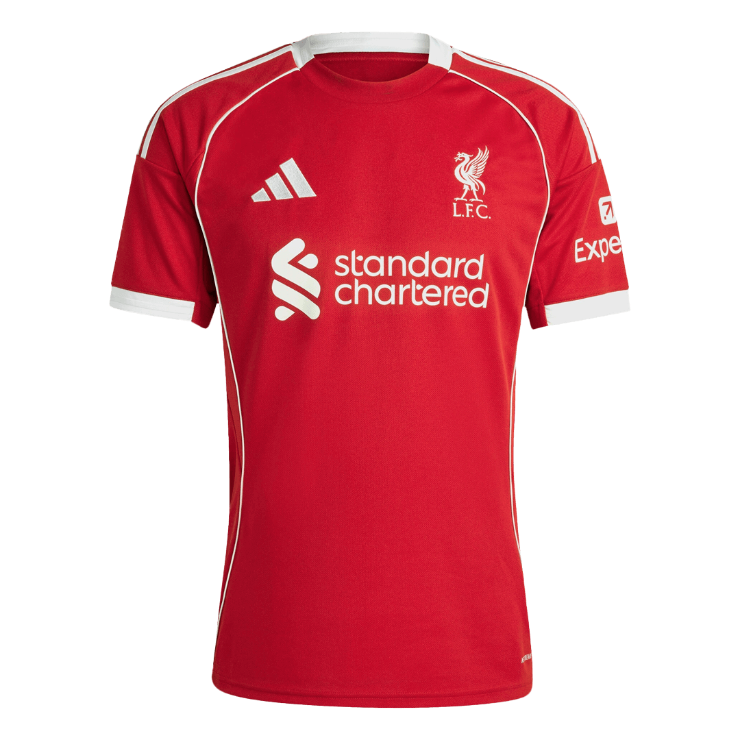 GAKPO #18 Mens Liverpool Home Jersey 2025/26