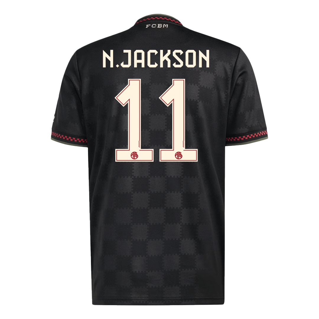 N.JACKSON #11 Mens Bayern Munich Third Jersey 2025/26