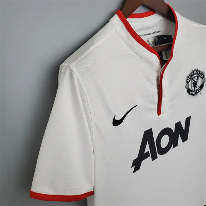 Manchester United Jersey Away Kit 2013/14 Retro Football Team Soccer Shirt