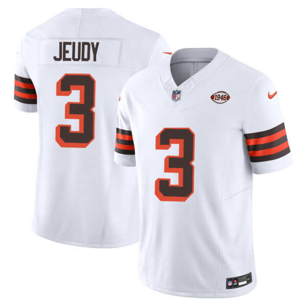 Jerry Jeudy Cleveland Browns 1946 Throwback Jersey - White