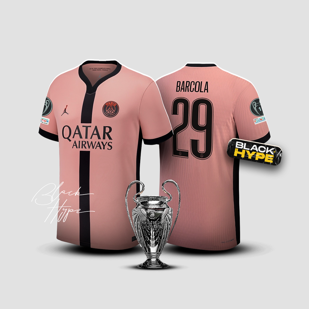 Jersey Barcola PSG 24/25 Third - Champions League