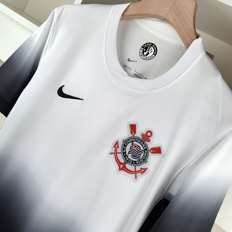 Jersey do Corinthians I 24/25 - Preto e Branco