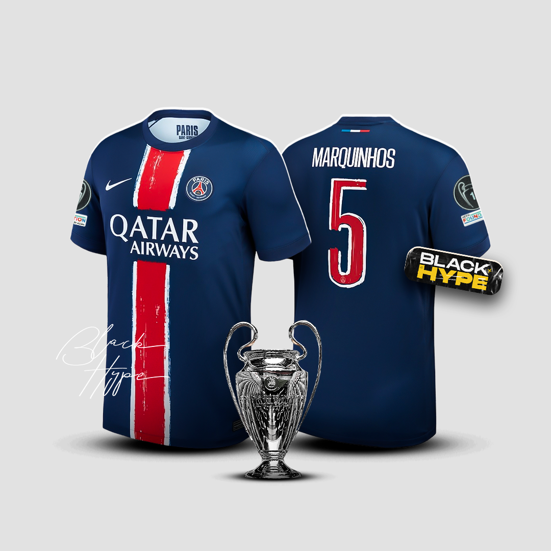 Jersey Marquinhos PSG 24/25 Home - Champions League