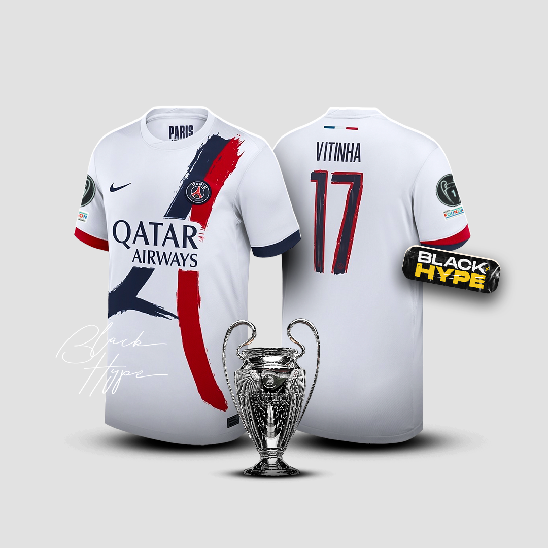 Jersey Vitinha PSG 24/25 Away - Champions League