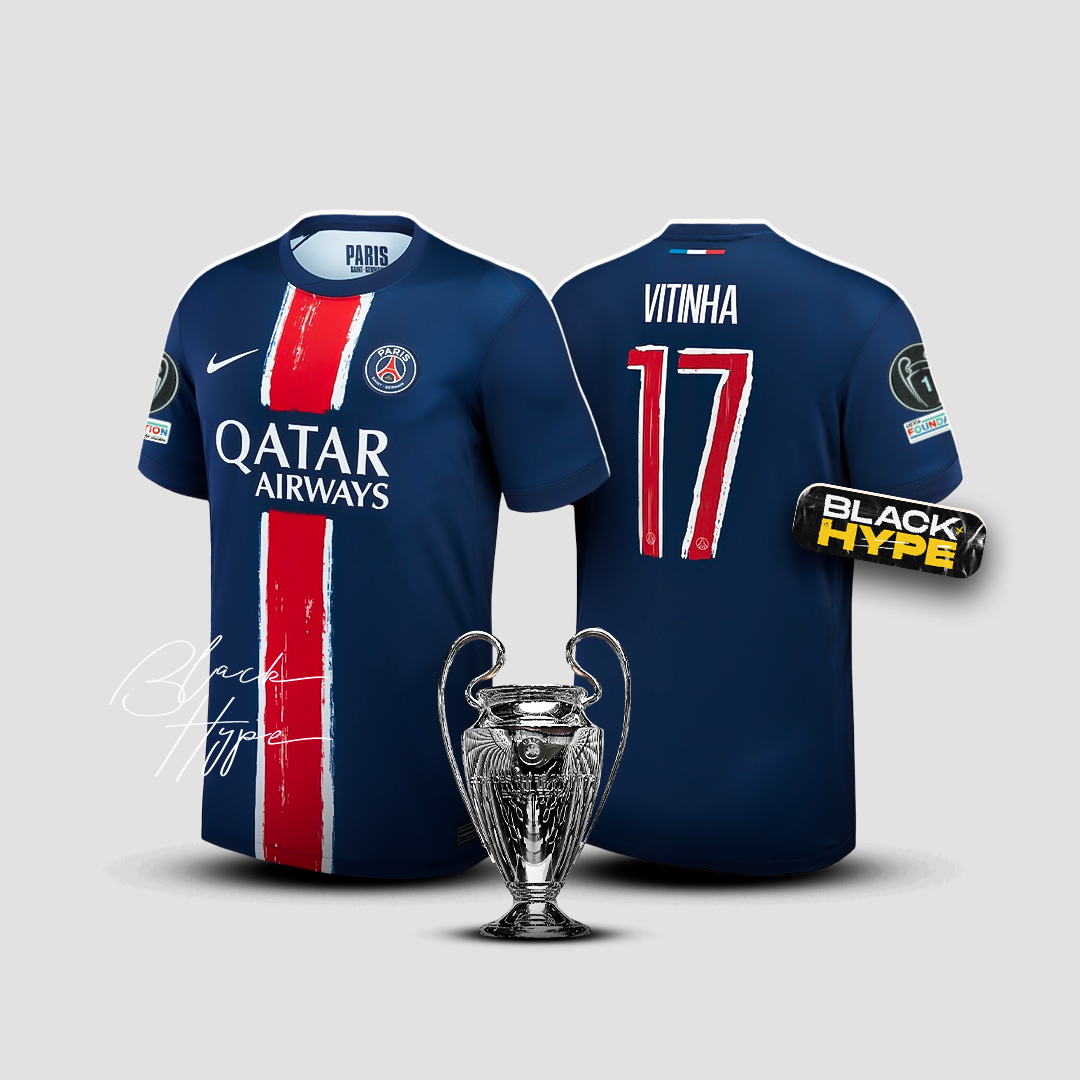 Jersey Vitinha PSG 24/25 Home - Champions League