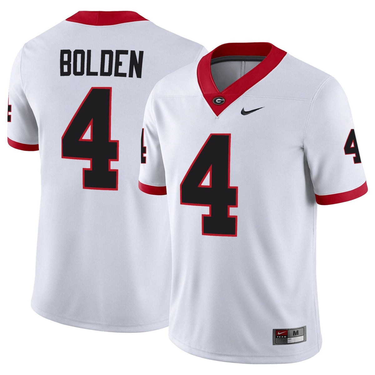 KJ Bolden Georgia Bulldogs Away Jersey - White