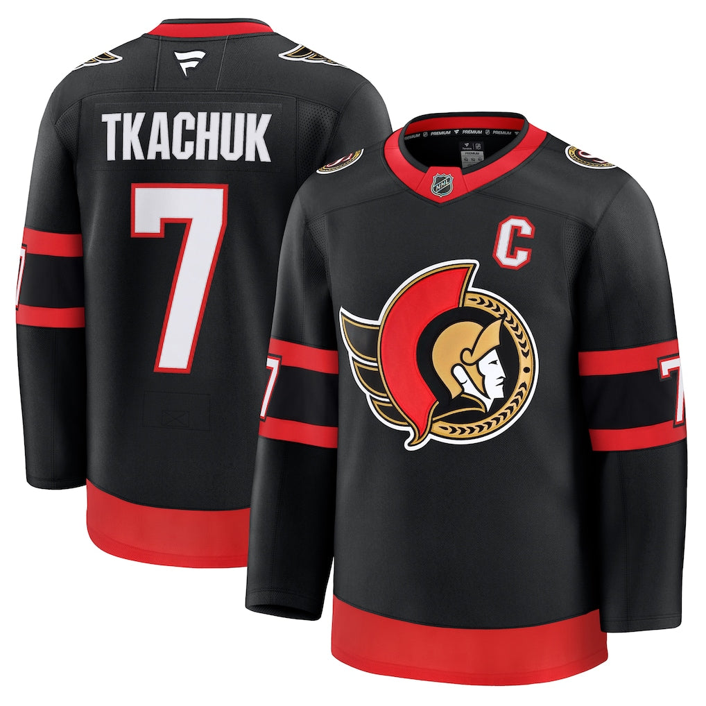 Brady Tkachuk Ottawa Senators Home Premium Jersey - Black