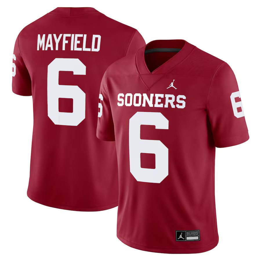 Baker Mayfield Oklahoma Sooners Alumni Player Jersey - Crimson