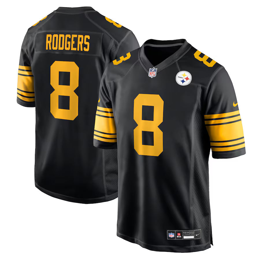 Aaron Rodgers Pittsburgh Steelers Alternate Jersey - Black