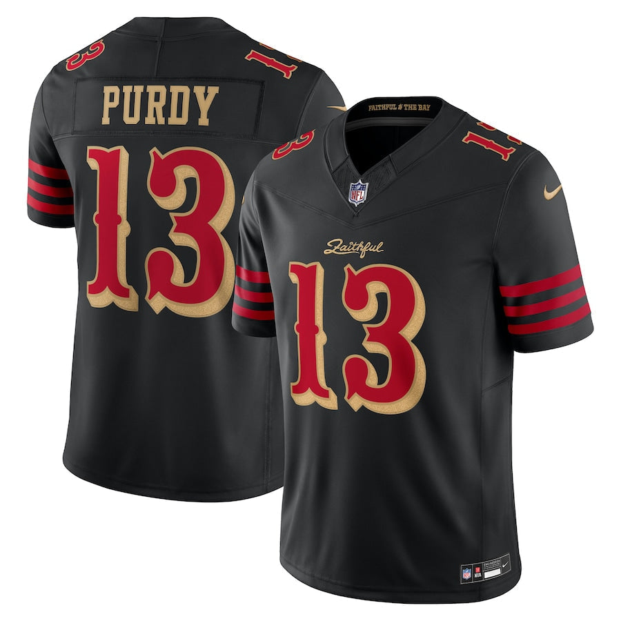 Brock Purdy San Francisco 49ers 2025 Rivalries Collection Jersey - Black