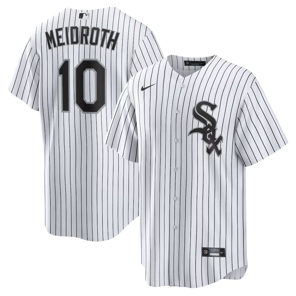 Chase Meidroth Chicago White Sox Home Jersey - White