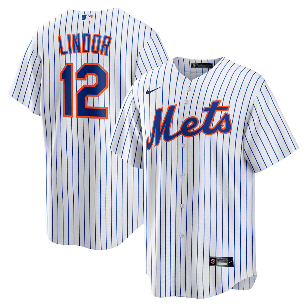 Francisco Lindor New York Mets Home Player Jersey - White