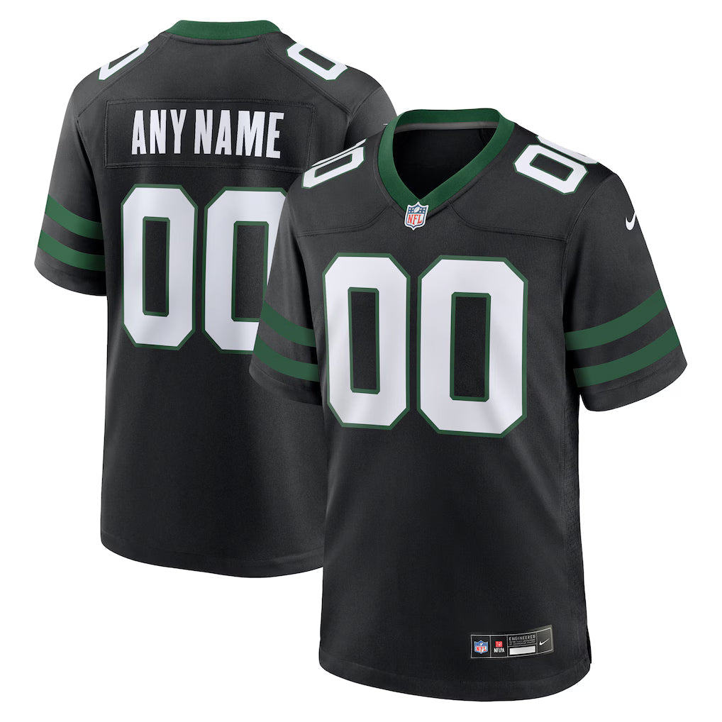 Custom New York Jets Alternate Jersey - Legacy Black
