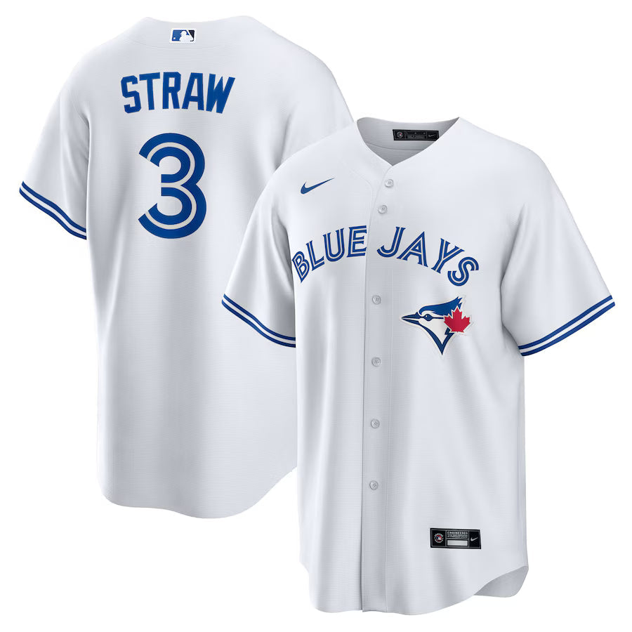 Myles Straw Toronto Blue Jays Home Jersey - White