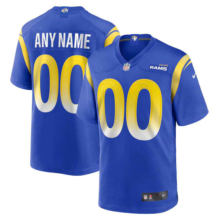 Custom Los Angeles Rams Jersey - Royal Blue