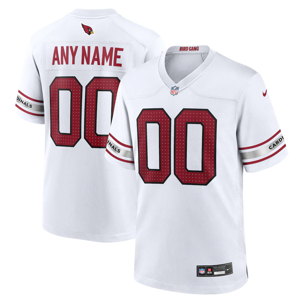 Custom Arizona Cardinals Jersey - White