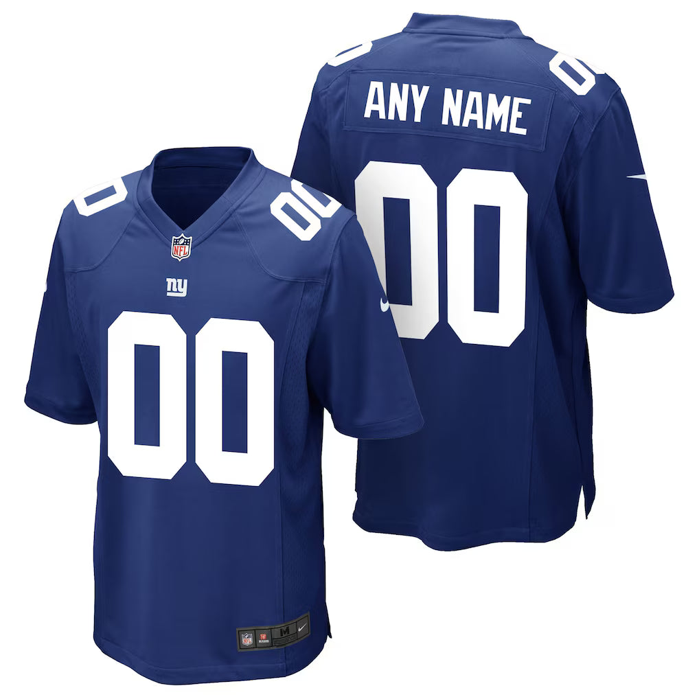 Custom New York Giants Jersey - Royal Blue
