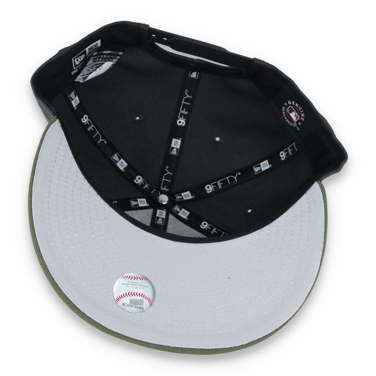 New Era Pittsburgh Pirates 2-Tone Color Pack 9FIFTY Snapback Hat - Grey/Olive