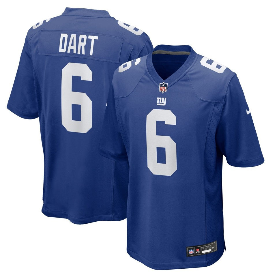 Jaxson Dart New York Giants Jersey - Royal Blue