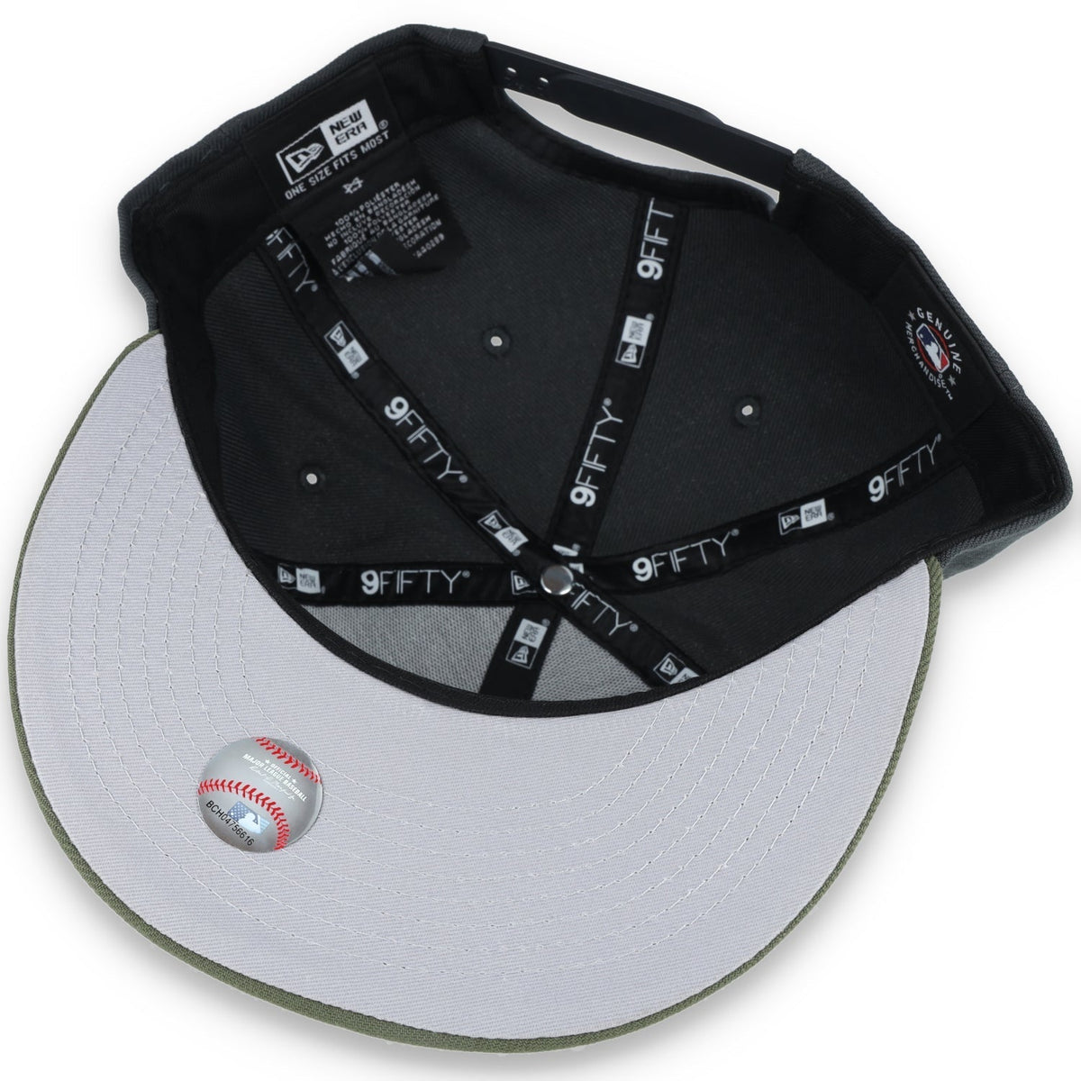 New Era Toronto Blue Jays 2-Tone Color Pack 9FIFTY Snapback Hat-Grey/Olive