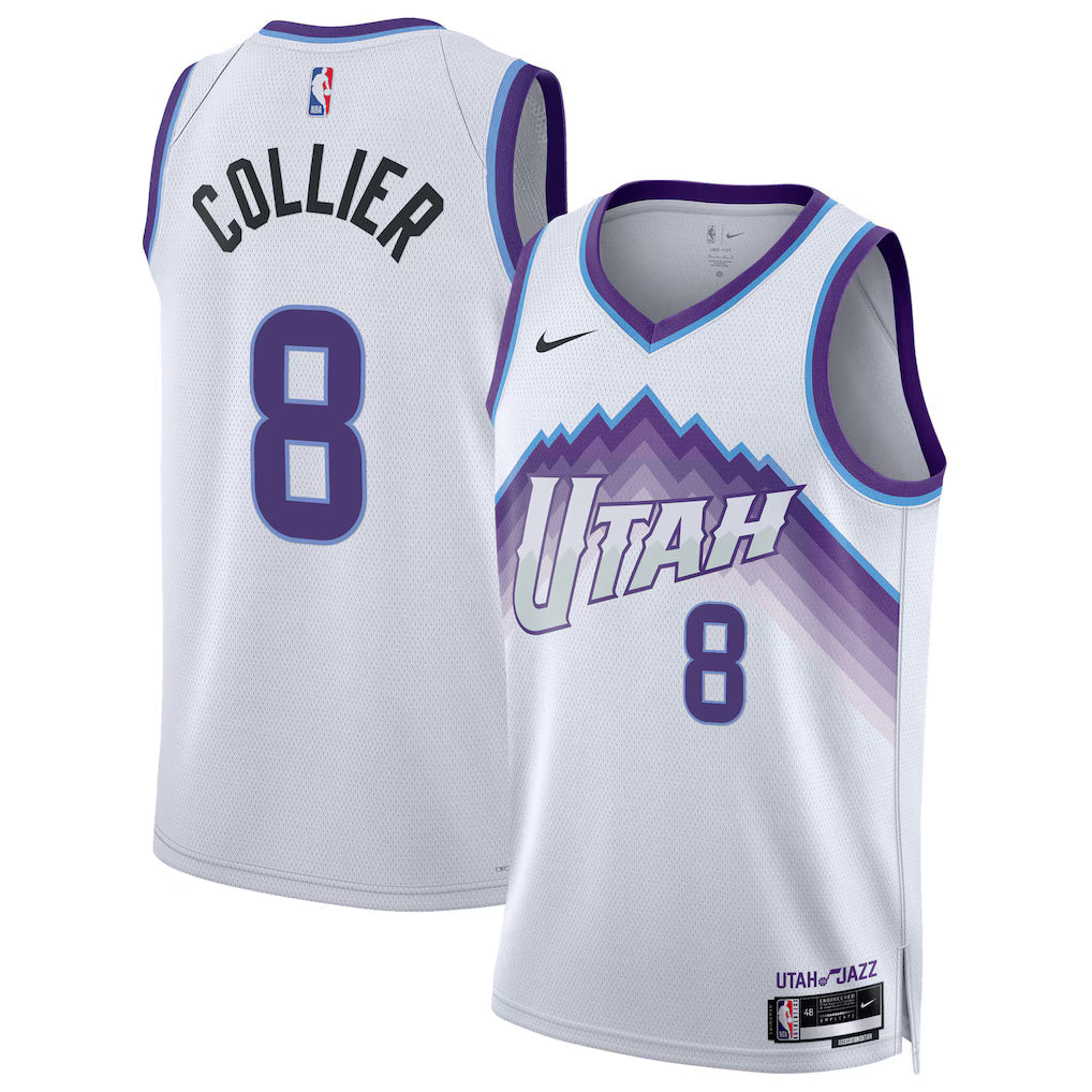 Isaiah Collier Utah Jazz Unisex Swingman Jersey - Association Edition - White