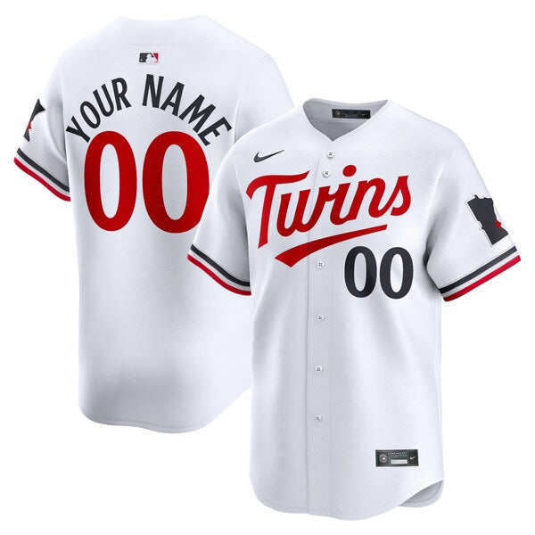 Custom Minnesota Twins Home Jersey - White