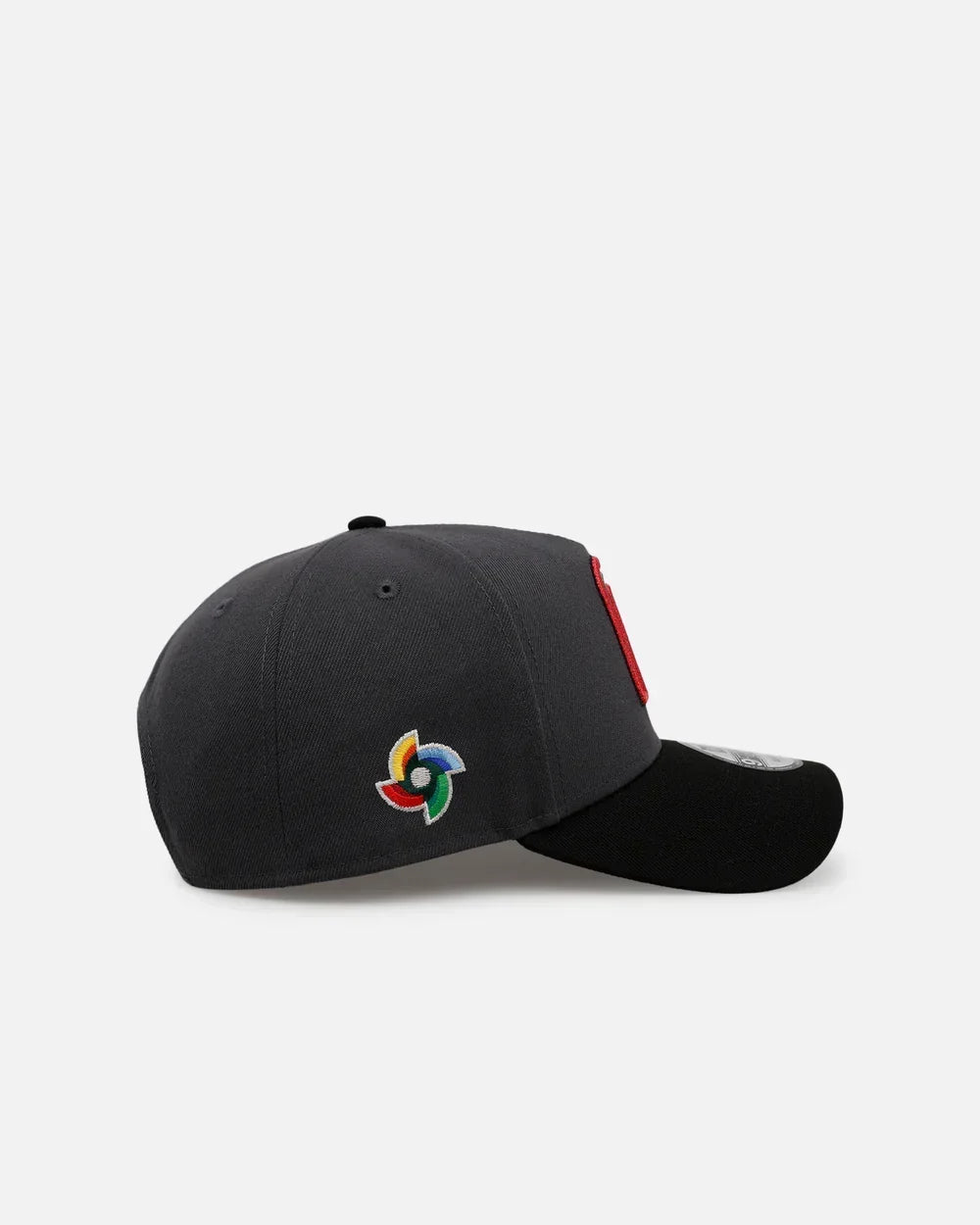 New Era Mexico WBC 9FORTY A-Frame Snapback Hat-Graphite Grey