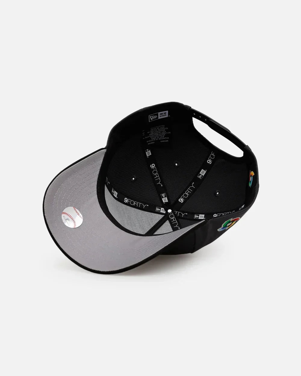 New Era Mexico WBC 9FORTY A-Frame Snapback Hat-Graphite Grey