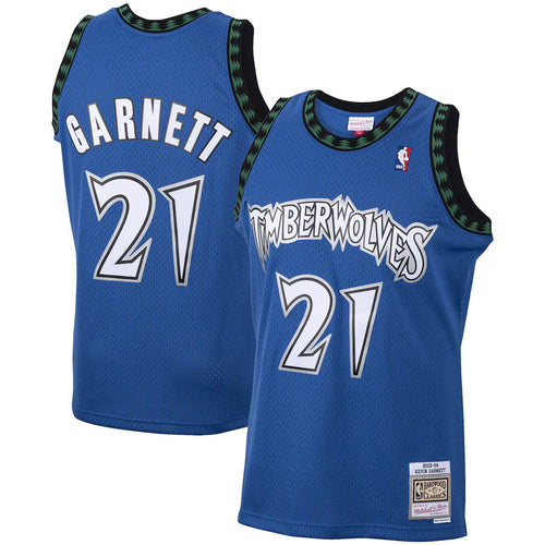 Kevin Garnett Minnesota Timberwolves 2003/04 Hardwood Classics Swingman Jersey - Blue